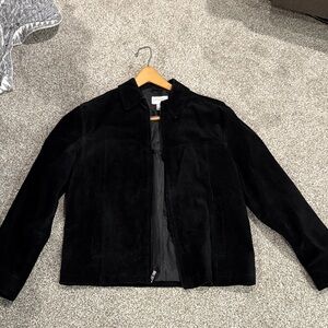 Men's Black Suede Jacket